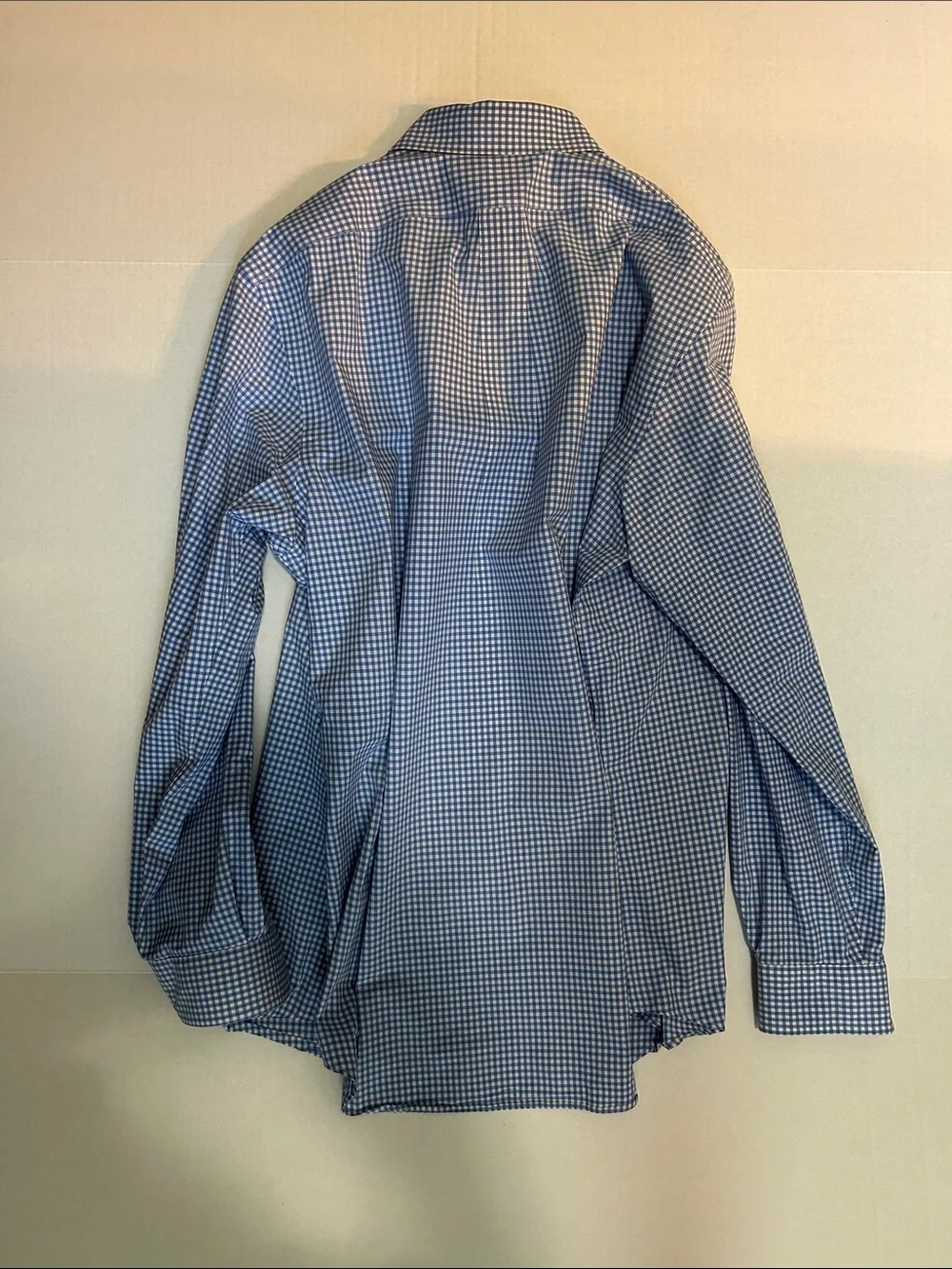 Polo by Ralph Lauren Blue & White Gingham Dress Shirt - Embroidered Pony